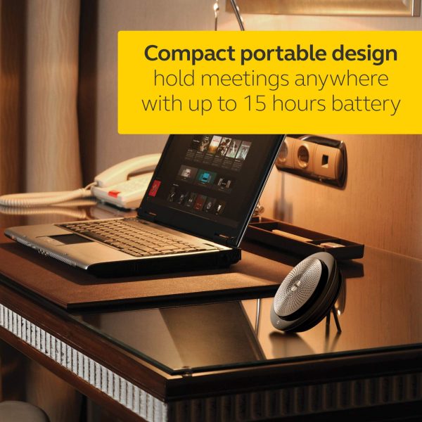 Jabra Speak 710 Wireless Bluetooth Speaker for Softphones and Mobile Phones – Easy Setup, Portable Speaker for Holding Meetings Anywhere with Immersive Sound - Image 5