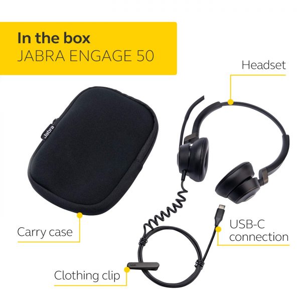 Jabra Engage 50 Stereo USB-C | Headset with Mic - Image 5