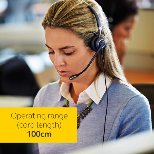 Jabra 2400 II QD Duo NC Wired Headset - Black - Image 8