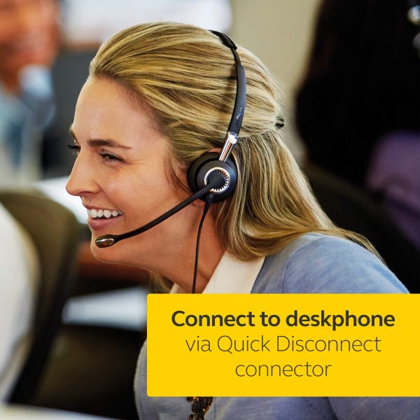 Jabra 2400 II QD Duo NC Wired Headset - Black - Image 6