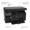 HP Laserjet Pro M1136 Printer, Print, Copy, Scan, Compact Design, Reliable, and Fast Printing - Image 4