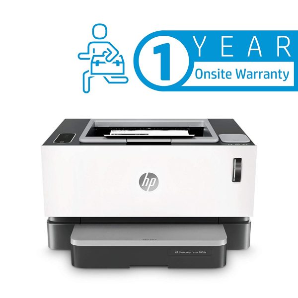 HP Neverstop 1000a Premium Laser Printer, 80% Savings on Genuine Cartridge, Self Reloadable with 5X Inbox Yield, Smart Tasks with HP Smart App, Low Emission Clean Air Quality - Image 5