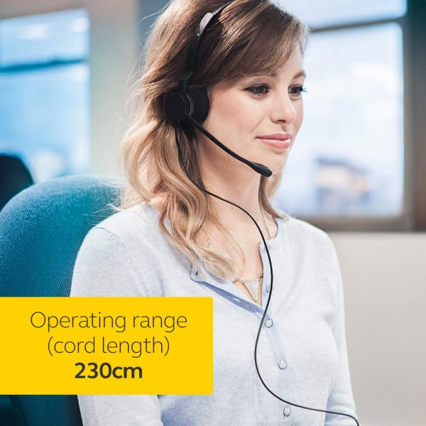 Jabra Biz 1500 Duo USB Headset - Black - Image 8