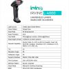 Irvine L-4000 Wired Handheld Laser Barcode Scanner - Image 2