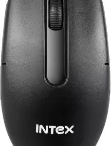 Intex Amaze + Wireless Optical Mouse  (2.4GHz Wireless, Black)