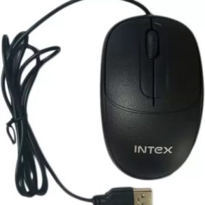 Intex ECO-6 Wired USB Optical Mouse Wired Optical Mouse  (USB 2.0, Black)