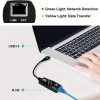 PVTEC USB 3.0 to Ethernet Adapter Network Wired Cable Gigabit RJ45 LAN Converter - Lightning 10/100/1000Mbps Compatible with Laptop PC Desktop - Image 2