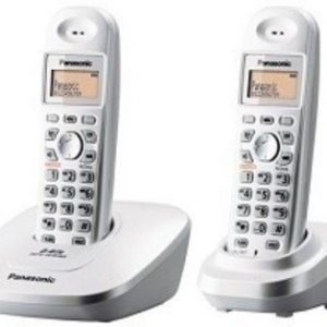 Panasonic Single Line 2.4GHz KX-TG3612 BX1 Digital Cordless Telephone (White)