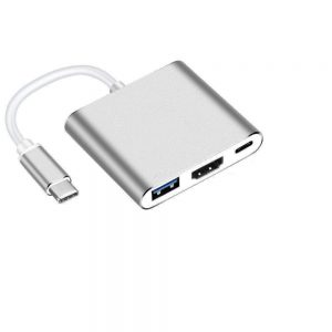 PVTECH Type C USB 3.1 to USB-C 4K HDMI USB 3.0 Adapter Converter