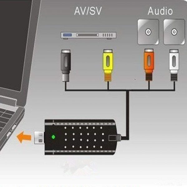USB 2.0 Easycap Audio and Video Capturing Device Directly from TV Dc60 Tv DVD VHS Video Adapter Capture Card Audio Av Capture Support Windows Xp/7/Vista 32 - Image 6