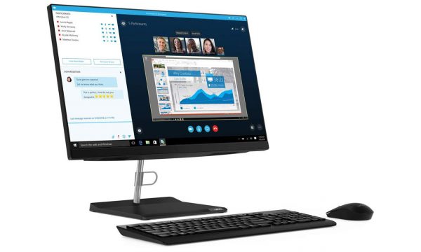 Lenovo V30a Business All in One Desktop (10th Gen Intel Core i3/4GB RAM/1TB HDD/21.5 inch FHD Display/Dos/DVD/WiFi//Black) 3Years Warranty - Image 7