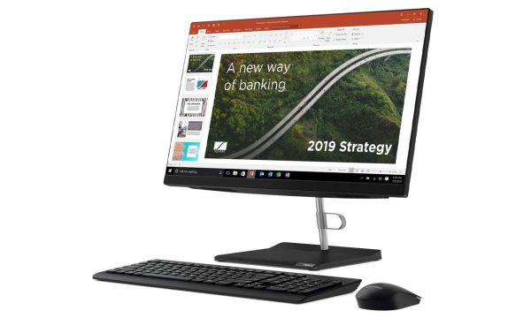 Lenovo V30a Business All in One Desktop (10th Gen Intel Core i3/4GB RAM/1TB HDD/21.5 inch FHD Display/Dos/DVD/WiFi//Black) 3Years Warranty - Image 8