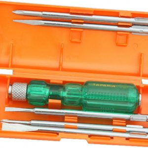 Taparia 812 Screw Driver Set with Neon Bulb