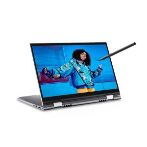 Dell 14 (2021) i7-1165G7 2in1 Touch Screen Laptop, 16Gb RAM, 512Gb SSD, 14” (35.56 cms) FHD Display, Win 10 , Backlit KB + FPR + Active Pen, Silver Metal Color (Inspiron 5410, D560469WIN9S)