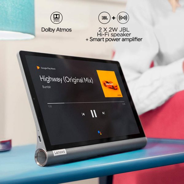 Lenovo Yoga Smart Tablet with The Google Assistant 25.65 cm (10.1 inch, 4GB, 64GB, WiFi + 4G LTE), Iron Grey - Image 5