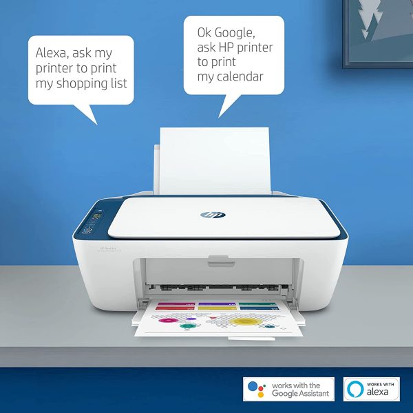 HP Deskjet Ink Advantage 2778 WiFi Colour Printer, Scanner and Copier for Home/Small Office, Dual Band WiFi, Compact Size, Easy Set-Up Through HP Smart App On Your Mobile - Image 2