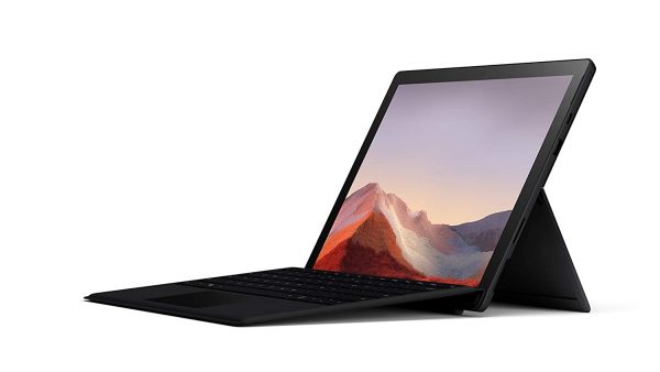 Microsoft Surface Pro 7 12.3" Touch-Screen - 10th Gen Intel Core i7 - 16GB Memory - 256GB SSD with Type Cover (Latest Model, Matte Black)