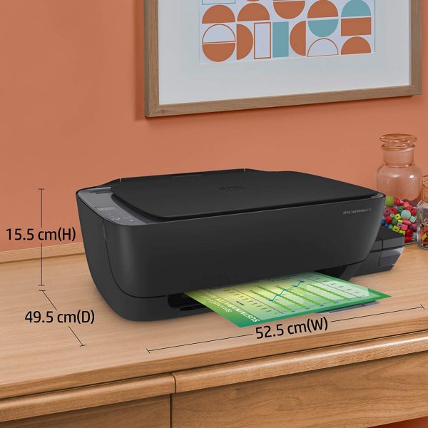 HP Ink Tank 410 WiFi Colour Printer, Scanner and Copier for Home/Office,High Capacity Tank (4000 Black and 8000 Colour),Low Cost per Page(10paise for B/W and 20 Paise for Colour), Borderless Print - Image 10