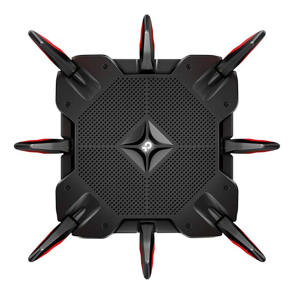 TP-Link AC5400 Tri Band Gaming Router – MU-MIMO, 1.8GHz Quad-Core 64-bit CPU, Game First Priority, Link Aggregation, 16GB Storage, Airtime Fairness, Secured WiFi, Works with Alexa (Archer C5400X) - Image 5