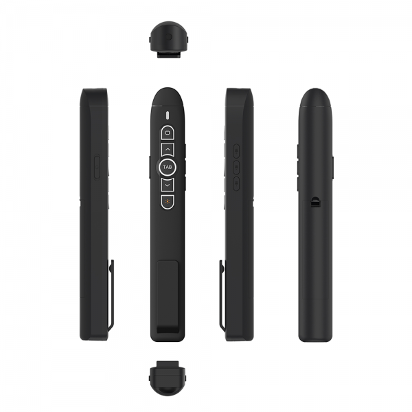 PVTEC T5 Wireless Presenter with Laser pointer PPT Presentation Clicker 20mRF Remote Control - Image 2