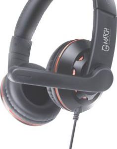 Match M-UH1 Wired Gaming Headset  (Black, On the Ear)