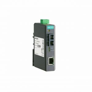 MOXA IMC-21-S-SC - Industrial 10/100BaseT(X) to 100BaseFX Media Converter, Single Mode, SC Connector