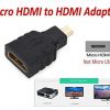 Micro HDMI Adapter, HDMI Female (Type-A) to Micro HDMI Male (Type-D) - Image 2