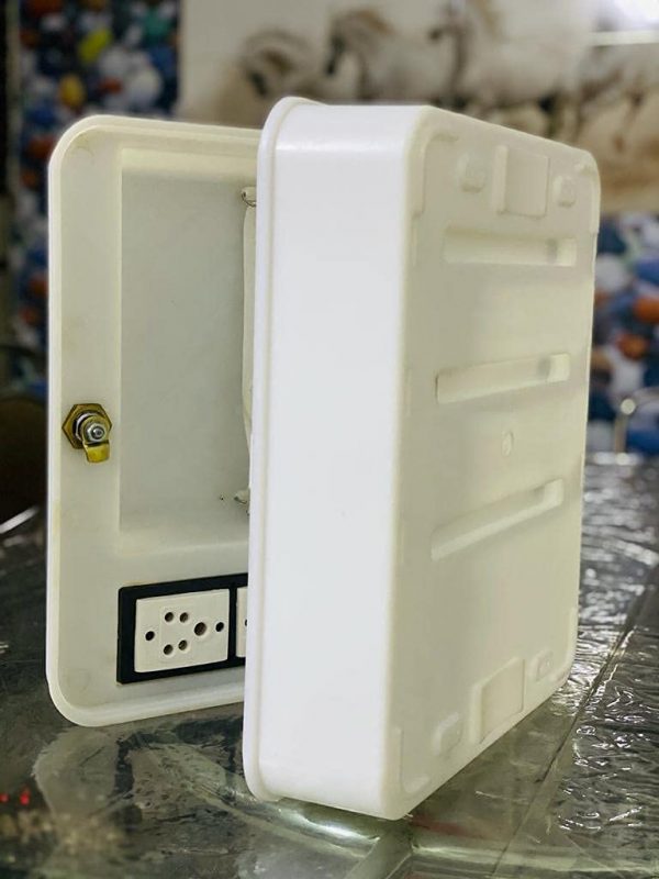 DVR 2U Rack Box Junction Box CCTV Rack ABS Fibre Plastic PVC Box 13x11x5 inch for Small DVR, NVR, POE SWITCHES (Indoor/ Outdoor IP66) - Image 4