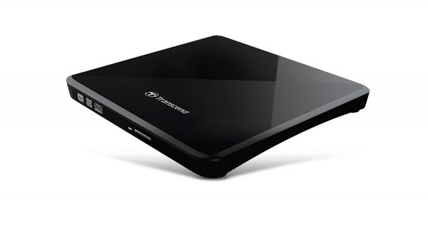 Transcend Ultra Slim Portable External USB CD/DVD Writer Model no. TS8XDVDS-K