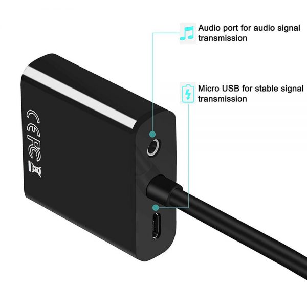 Honeywell HDMI to VGA Adapter-Black - Image 4