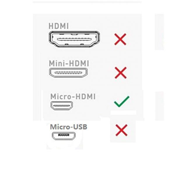 Micro HDMI Adapter, HDMI Female (Type-A) to Micro HDMI Male (Type-D) - Image 3