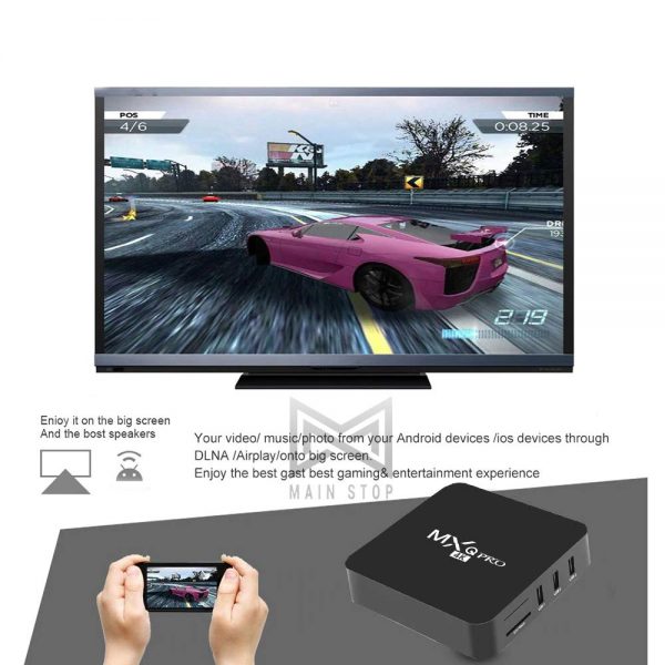 TERABYTE MXQ Pro 4K Android 10.0 TV Box with 2GB RAM/16GB ROM 64Bit Quad Core Processor… - Image 8