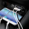 Zoook Roadster 4 Port Hi-Speed USB Car Charger & Extension Hub with 6 Feet (1.8 Meter) Cable & Back Seat Clip - Image 3