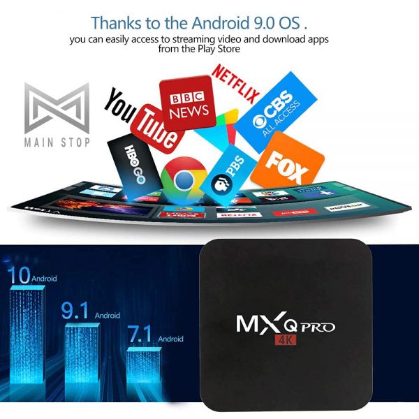 TERABYTE MXQ Pro 4K Android 10.0 TV Box with 2GB RAM/16GB ROM 64Bit Quad Core Processor… - Image 5
