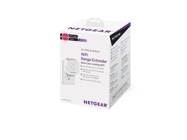 Netgear EX6110 AC1200 WiFi Range Extender (White) - Image 4
