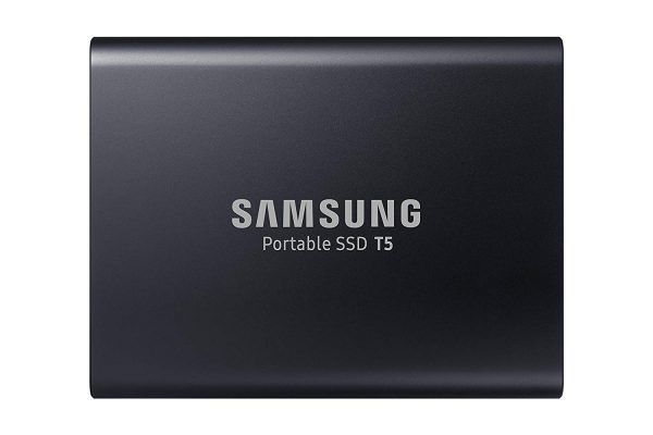 Samsung T5 1TB Up to 540MB/s USB 3.1 Gen 2 (10Gbps, Type-C) External Solid State Drive (Portable SSD) Deep Black (MU-PA1T0B)