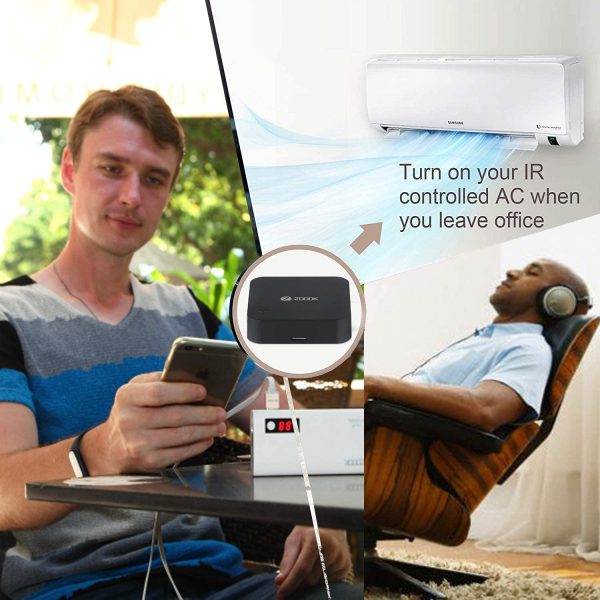 Zoook Clicker WiFi Smart Home Universal Remote with Amazon Alexa | Remote for Air Conditioner | TV | DTH |Home Theatre (Black) - Image 9