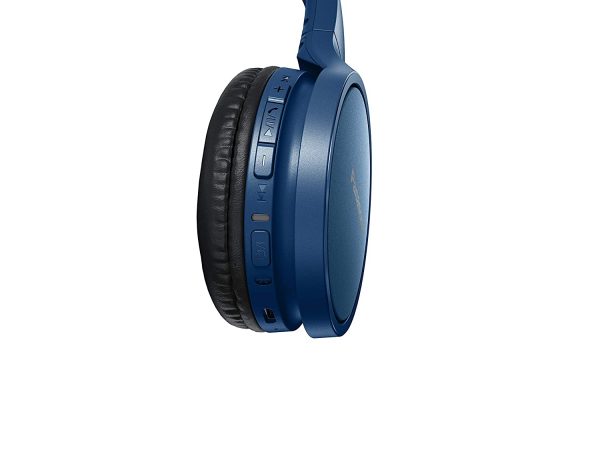 Panasonic RP-HF410BGCA Street Wireless Bluetooth Headphones (Blue) - Image 2