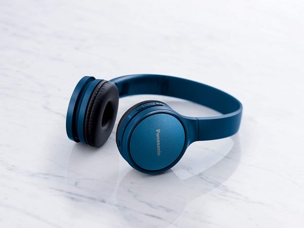 Panasonic RP-HF410BGCA Street Wireless Bluetooth Headphones (Blue) - Image 3
