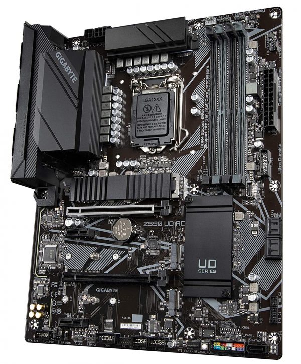 GIGABYTE Z590 UD AC (LGA 1200/ Intel Z590/ ATX/Triple M.2/ PCIe 4.0/ USB 3.2 Gen 2/ Intel Wireless-AC/ 2.5GbE LAN/Motherboard) - Image 4