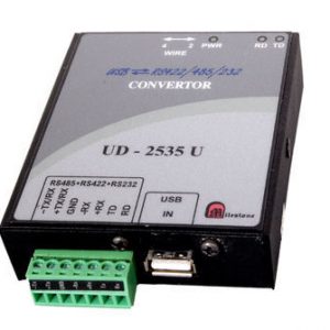 Milestone Model IP-2535U is a ETHERNET to RS232/RS422/RS482 Convertor