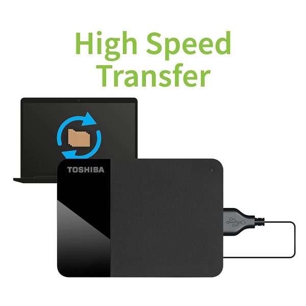 Toshiba Canvio Ready 1TB Portable External HDD - USB3.0 for PC Laptop Windows and Mac, 3 Years Warranty, External Hard Drive - Image 4