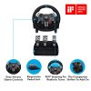 Logitech G29 Driving Force Racing Wheel and Floor Pedals, Real Force, Stainless Steel Paddle Shifters, Leather Steering Wheel Cover, Adjustable Floor Pedals, PS5/PS4/PS3/PC/Mac – Black - Image 3