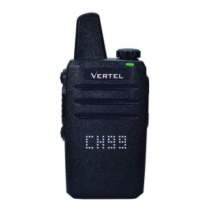 Vertel Digital  Walkie Talkie  Long Range License Free| Smart LED Display| Water Resistant |2 KM of Range | 99 Channels |18 Hour Battery Life