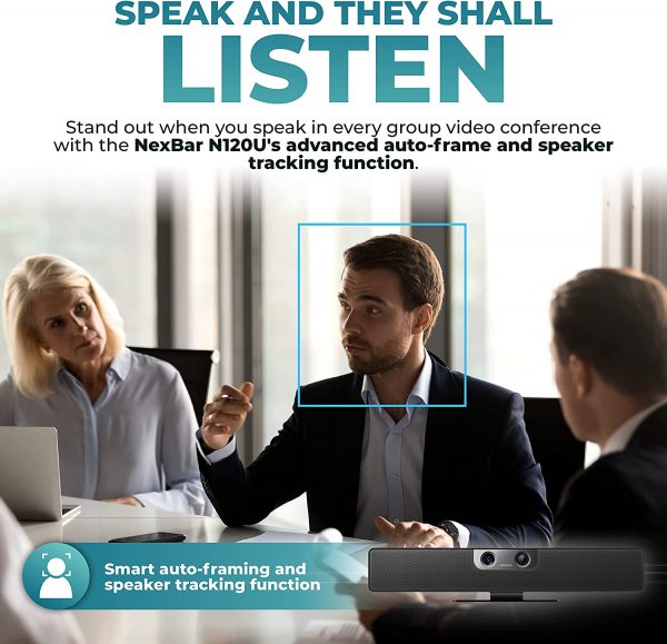 Nexvoo Nexbar N120 Video Conference System for Small and Medium Room - Image 4