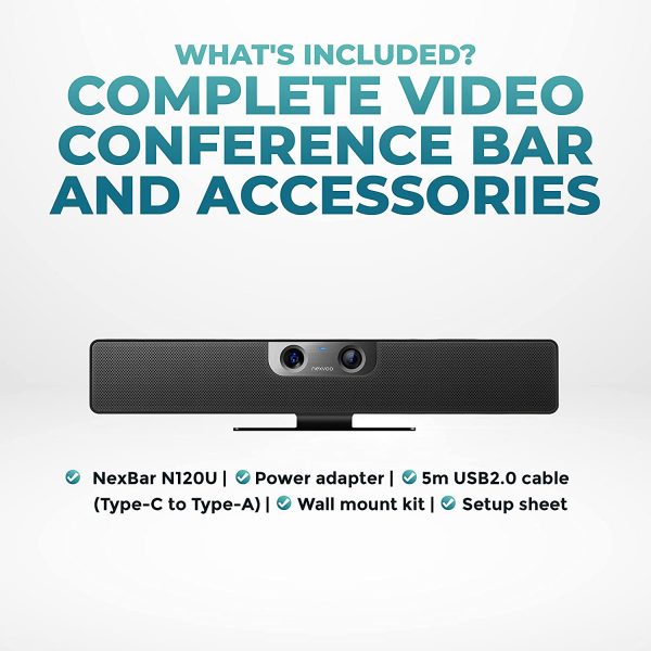 Nexvoo Nexbar N120 Video Conference System for Small and Medium Room