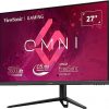 ViewSonic Omni VX2728J 27 Inch Gaming Monitor 165hz 0.5ms 1080p IPS with FreeSync Premium, Advanced Ergonomics, HDMI, DisplayPort, Black - Image 3