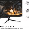 ViewSonic Omni VX2428 24 Inch Gaming Monitor 165hz 0.5ms 1080p IPS with FreeSync Premium, Frameless, HDMI, DisplayPort, Black - Image 4