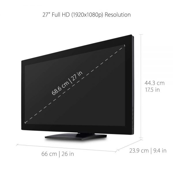 ViewSonic Touch monitor TD2760 27 Inch VA FHD 1080p Monitor, Built-in Speaker 2Wx2, HDMI, DisplayPort, VGA, 1 Year Extended Warranty Upon Registration - Image 4