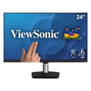 ViewSonic Touch Monitor TD2455 60.45 cm (23.8") FHD (1080) IPS - Projected Capacitive Touch, Advanced Ergonomics, Passive Stylus, Daisey Chain, USB 3.1 (Type A, Type B, Type C), HDMI, DP in & Out
